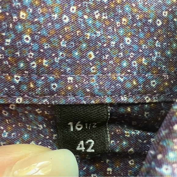 SAND Copenhagen • Floral Button Down • Size 16.5 42 - Picture 9 of 9